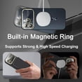thumbnail image 4 of Magnetic for iPhone 14 Pro Max Case, Compatible with Magsafe, Full Glass Camera Lens Protector, Anti-Scratch Shockproof Protection Slim Matte Back Case for iPhone 14 Pro Max, Black, 4 of 13