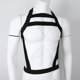 thumbnail image 5 of Correa de arnés para hombres Hombres ahuecan halter hacia fuera halter cuerpo elástico correa para el pecho arnés traje gay negro Negro Magideal Correa de arnés para hombres, 5 of 7