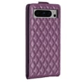 thumbnail image 6 of Allytech Luxury PU Leather Case for Google Pixel 8 Pro, Vertical Flip Wallet Case with 3 Card Slots, Adjustable Kickstand Magnetic Closure Shockproof Protective Shell for Women Men - Darkpurple, 6 of 9