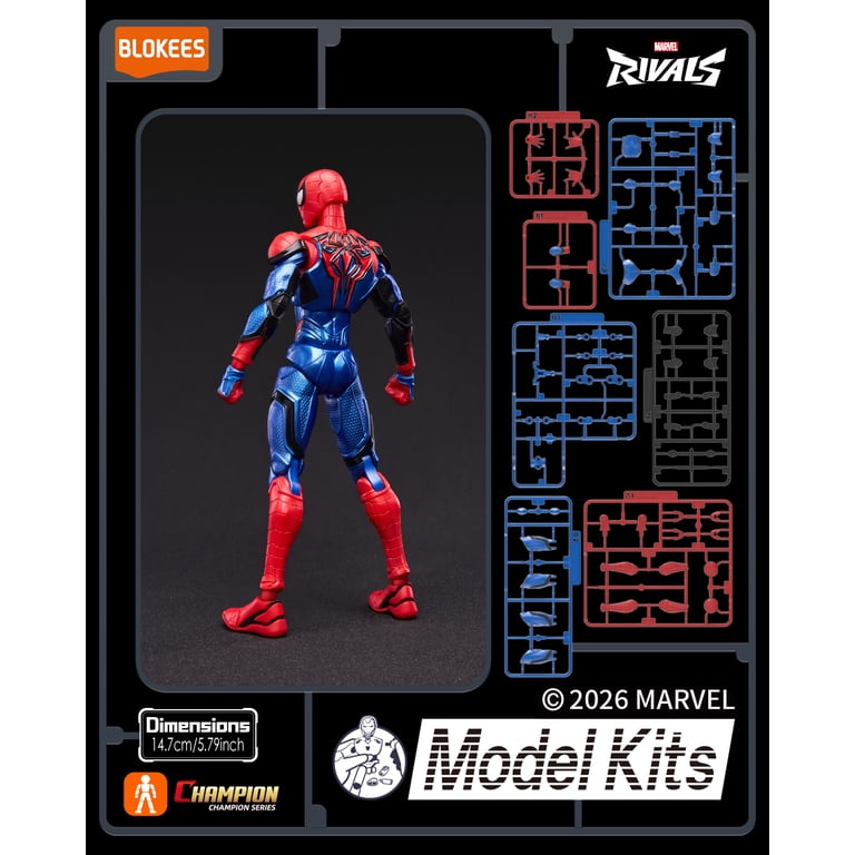Blokees Marvel Rivals Champion Class 06 Spider-Man Model Kit