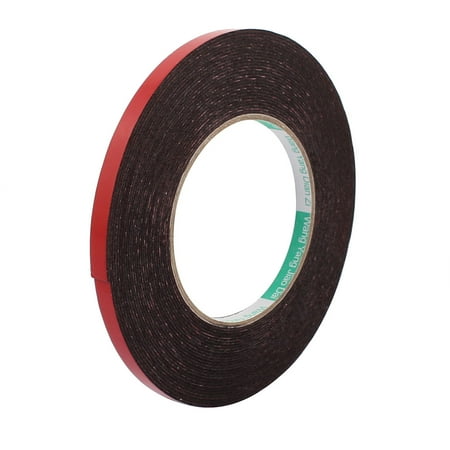 8mm x 1mm Double Sided Self Adhesive Shockproof Sponge Foam Tape 10M Length