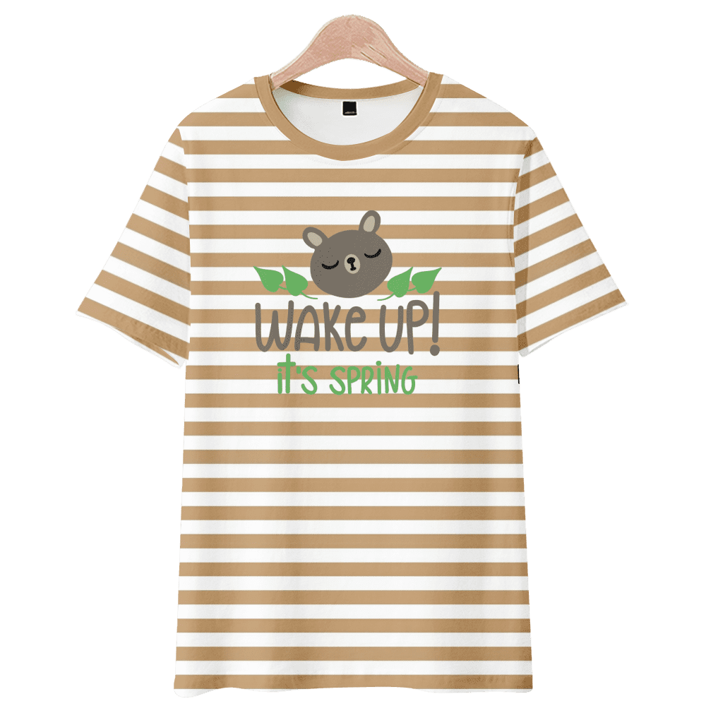 Striped T Shirt Summer Casual O Neck Basic Ladies Clothes Korean Fashion  T-shirt(#3,Size-Adult 7XL) - Walmart.com