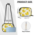 thumbnail image 4 of FORMRS Mini Crossbody Bag for Women Adjustable Rope Shoulder Casual Phone Purse, Yellow Rubber Ducks, 4 of 7