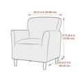 thumbnail image 3 of Chair Sleeve Stretch Spandex Club Sofa Armchair Slipcover Comfort for Any Room Setting Chair Protector, 3 of 8