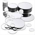 thumbnail image 1 of 100 Pieces Mini Size Round Mirror Small Round Mirror Adhesive Mirror, 1 of 4