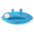thumbnail image 2 of Ducha De Percha De Pájaro Pequeño Para Baño, Lavabo De Jaula De Pájaros, Lavabo De Baño De Loro De Plástico, Suministros De Ducha De Loro Con Espejo Cateissary PT001335-00, 2 of 7