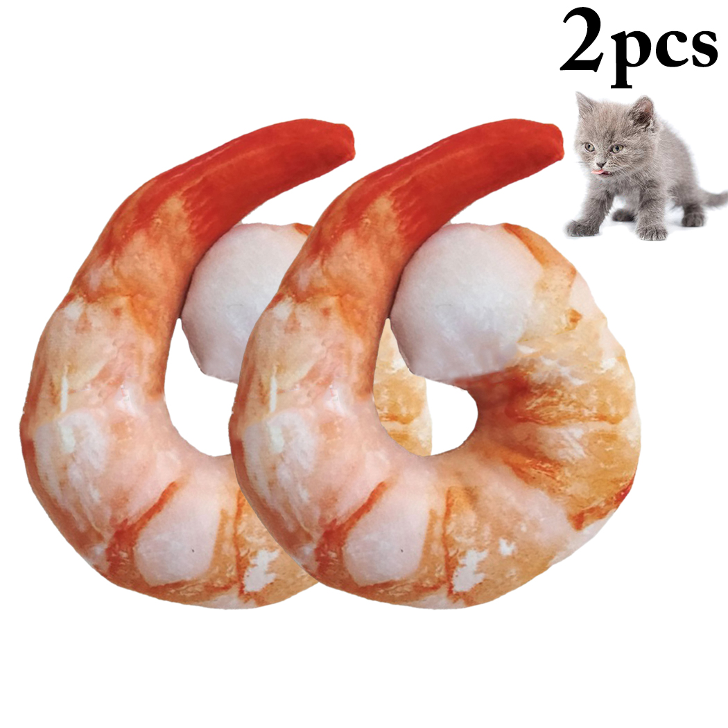 prawn cat toy