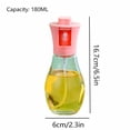 thumbnail image 3 of Glass Oil Sprayer For Cooking Fine Mist Nozzle Pump Dispenser For BBQ Grill Baking 150 180 200ML Capacity Hygienic Lid Easy Refill Dishwasher Safe For Olive Oil Vinegar Dressings,Red, 3 of 5