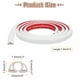 thumbnail image 2 of Uxcell Cubierta de Cable de 6 pies, 0.3" de Ancho x 0.3" de Alto, Oculta Cubre Cables de Extensión, Blanca, 2 of 7