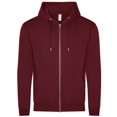 thumbnail image 1 of Awdis - Sudadera de Cremallera Completa Orgánico Hombres (Burdeos) Awdis UTPC4334_burgundy, 1 of 2