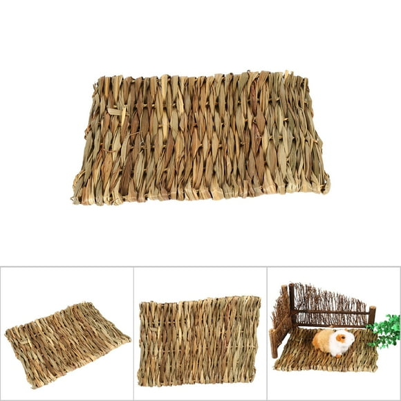 Tapis pour Hamster, Tapis d'Herbe Écologique Confortable Excellent Cadeau pour Hamster pour Cochon d'Inde