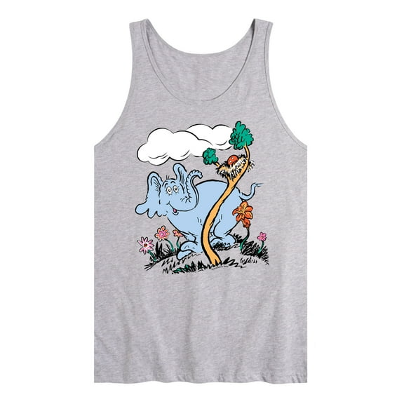 Dr. Seuss - Horton Hatches the Egg - Trees and Flowers - Easter - Men's Jersey Tank Top