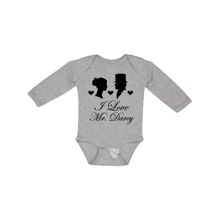

Inktastic Jane Austen I Love Mr Darcy Girls Long Sleeve Baby Bodysuit