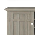 thumbnail image 4 of Simpli Home Bedford Wood 54" Transitional Sideboard Buffet and Wine Rack in Gray, 4 of 8