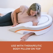MedCline Reflux Relief System - Bed Wedge Pillow for Acid Reflux & GERD Relief, Full Body Pillow - Arm Hole Pocket & Incline Sleep Position - Medium - 55 - 511, 1 Ct