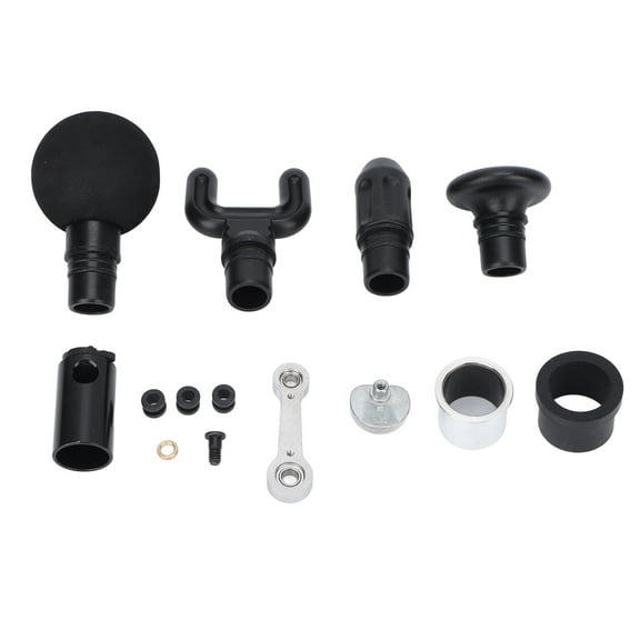 Muscle Massage Gun Replaceable Heads Aluminium Alloy 4 Different Heads for Deep Tissue Fascia Massager