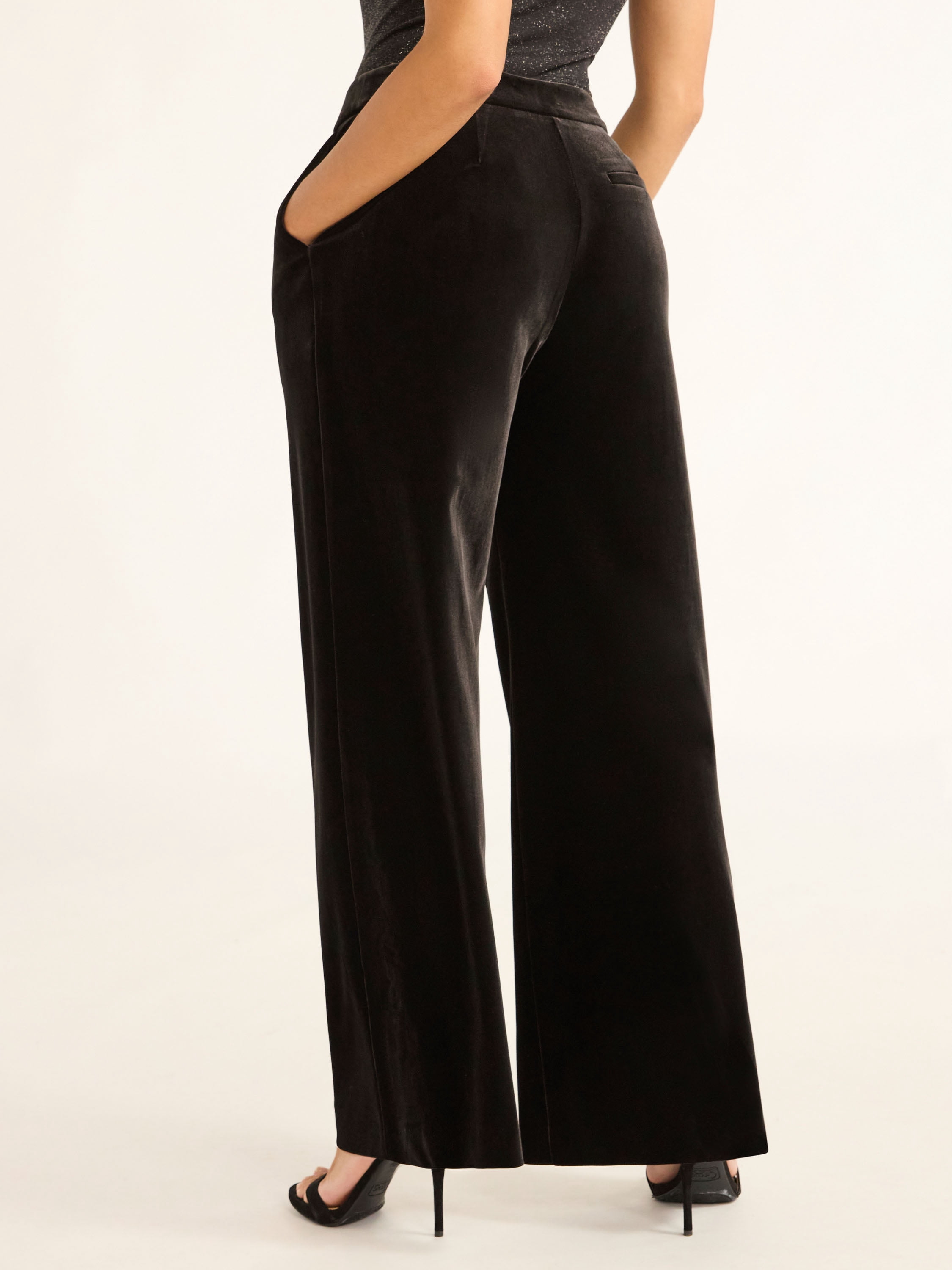 Sofia Jeans Women's and Women's Plus Velvet Trousers, Sizes 0-26W