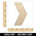 thumbnail image 2 of Chevron Arrow Solid Wood Shape Unfinished Piece Cutout Craft DIY Projects - 4.70 Inch Size - 1/8 Inch Thick, 2 of 7