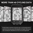 thumbnail image 3 of Computer GPS Bike Computer InstMe Impermeable Ciclo Inalámbrico Computadora inteligente Speedóó -5 Satelital de 2.6 Pulgadas Pantalla Grande, 3 of 7