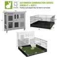 thumbnail image 2 of Aivituvin 48" Rabbit Playpen Bunny Run Extension Indoor Small Animal Playpen, Iron, 2 of 6
