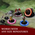 thumbnail image 4 of DND Miniatures Condition Markers - 96 Rings to Track 24 Different Status & Spell Effects for RPG/DND Minis Like Dungeons and Dragons 5th Edition & Pathfinder Perfect DnD Gifts &amp, 4 of 6