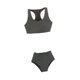 thumbnail image 1 of Traje de baño casual coleccionable para mujer a escala 1/6, chaleco y pantalones cortos de moda. Gris, 1 of 9
