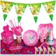 thumbnail image 2 of Campanilla de princesa de Disney, vajilla desechable, campanilla para Baby Shower, plato para fiesta de cumpleaños, vasos, decoración de servilletas de paja, 2 of 4
