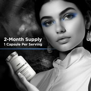 Amen Glutathione-SR+ Advanced Sustained-Release Supplement - 2-Month Supply - Reduced L-Glutathione - Galactomannans Fenugreek Seed - Time-Reduced Matrix - Non-GMO - 60 Capsules
