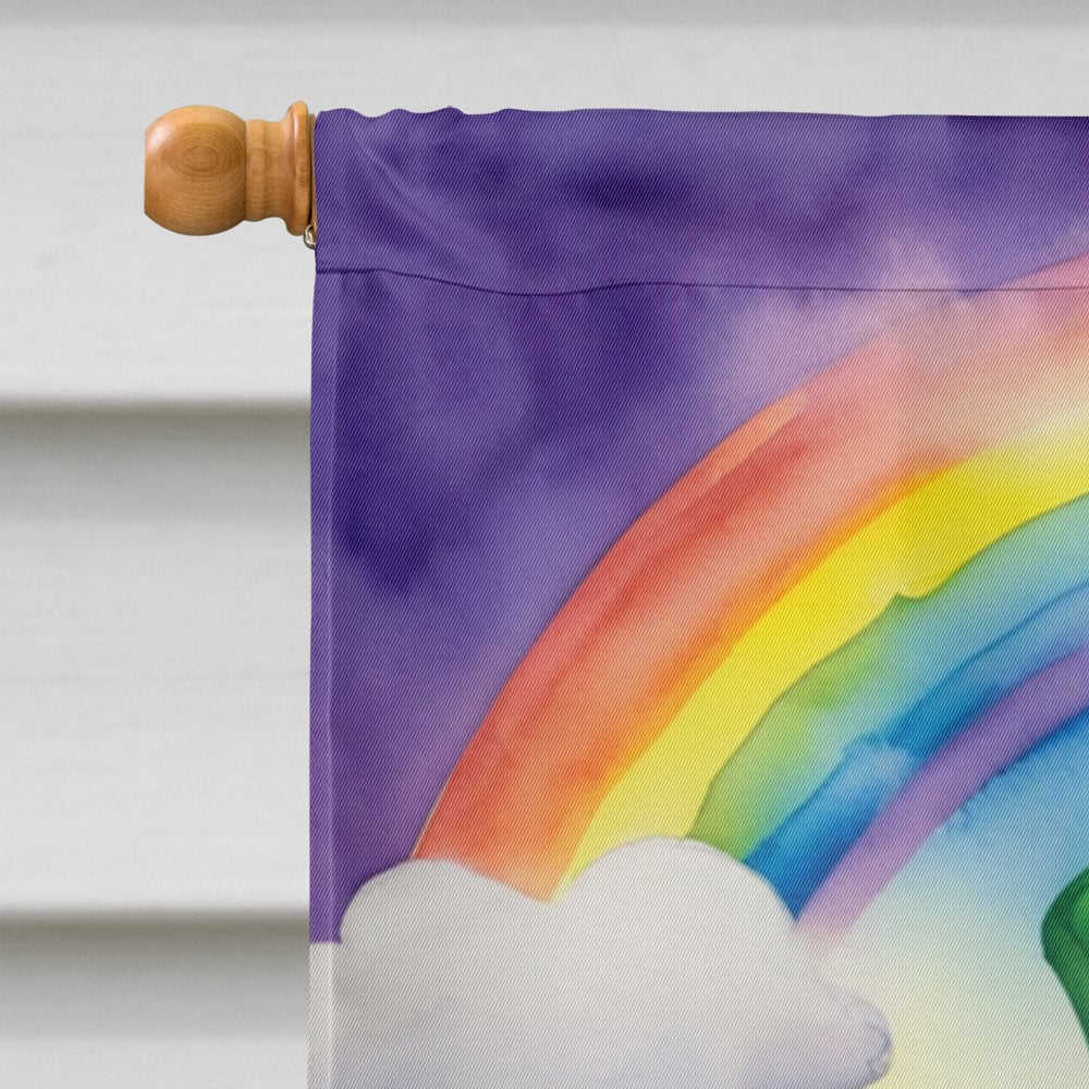 Coton de Tulear St Patrick's Day House Flag 28 in x 40 in