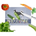 thumbnail image 2 of Greenland Dog Welcome Glass Cutting Board Large Blue, 2 of 2