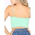 thumbnail image 4 of FashionMille Women Sexy Paisley Bandana Drawstring Front Jersey Cami Crop Top-Made In USA, 4 of 5
