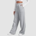 thumbnail image 5 of JJHGVB Straight Leg Sweatpants for Women Yoga Pants Womens Sweatpants with Pockets Sweat Pants Women Work Out Pants for Womens Women's Sweatpants Women's Athletic Pants Silver 2XL, 5 of 6