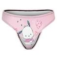 thumbnail image 5 of Pochacco Women's Breathable Seamless Thong Panties No Show Underwear, 5 of 7