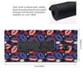 thumbnail image 2 of Xecao American With Lips Print Large Mouse Pad, 16x35.5in Mousepad, Professional Non-Slip Rubber Base Big Mouse Pad, Mouse Pad for Gaming & Office Full Desk Mouse Pad, 2 of 9