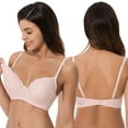 thumbnail image 5 of Curve Muse Plus Size Nursing Underwire Bra with drop-down cups (Pack of 3)-WHITE PRINT,NUDE,PINK-36D, 5 of 6