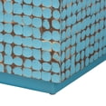 thumbnail image 5 of bali & pari Nitza Bohemian Blue Coconut Shell and Acacia Wood Coffee Table, 5 of 6