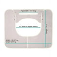 thumbnail image 4 of Splashpad Bathroom Sink Splash Guard, Adaptable Size, Grey, 4 of 5