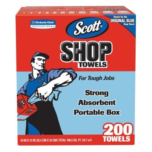 Scott Products 75190 Blue Scott Shop Towels In-A-Box 200 Count