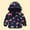 Dark Blue, variant on SDJMa Toddler Kids Baby Boys Girls Fashion Cute Cartoon Flowers Car Pattern Windproof Jacket Hooded Coat