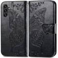 thumbnail image 2 of Compatible with Samsung Galaxy A14 5G Wallet Case for Women, Leather Flip Folio with Kickstand Magnetic and Card Holder Protective Case for Samsung Galaxy A14 5G Butterfly Black SD, 2 of 13
