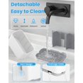 thumbnail image 4 of 5-Slot Detachable Toothbrush Holder Wall Mounted & Countertop Organizer for Electric Toothbrushes, 4 of 9