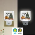 thumbnail image 2 of Yayeee LED Night Light for The Home Plug in With Light Sensors 2 Pack, Cute Halloween Trees, 2 of 6