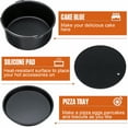 thumbnail image 6 of Air Fryer Set,13-in-1 Air Fryer Accessories Includes Cake Cup,Pizza Plate,Silicone Pot,Stainless Steel Grill,Clip Fit 3.7QT-6.8QT, 6 of 9