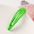 thumbnail image 1 of Metal Snap Hair Clip Metal Snap Hair Pins Snap Hair Pins Metal Hair Barrettes Snap Hair Clips Metal Bright Color Cute Prevent Slip Hair Barrettes Hair Accessories For GirlsS159-20, 1 of 1