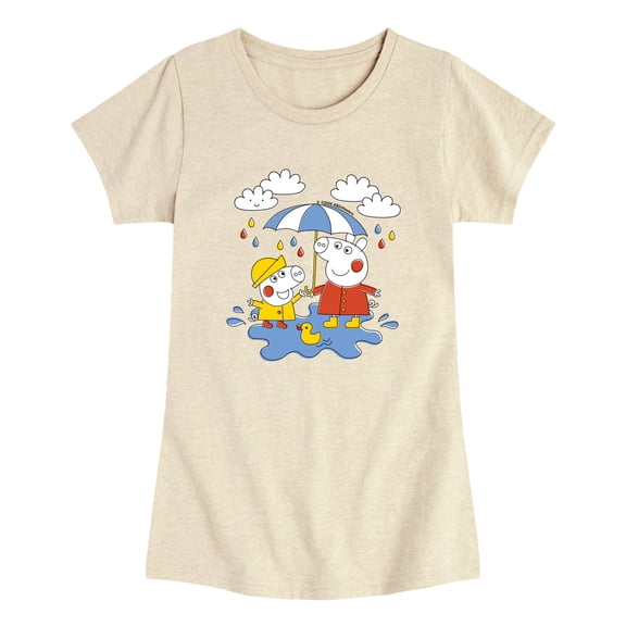Peppa Pig - Rain Toddler Short Sleeve Graphic T-Shirt