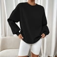 thumbnail image 4 of FNFYFH Oversized Sweatshirts for Women Crew Neck Sweatshirt Long Sleeve Pullover Fall Colthes, 4 of 10