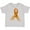 AC-Heather Grey, variant on Leukemia Awareness with Orange Ribbon Made of Hearts Boys or Girls Toddler T-Shirt
