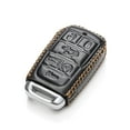 thumbnail image 3 of Vitodeco Genuine Leather Keyless Entry Remote Control Smart Key Case Cover with Key Chain Compatible for RAM 1500 2019-2025 (6-Button, Black), 3 of 5