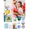 thumbnail image 4 of IBaodan Hand and Foot Plaster Casting Kit for Couples & Family - DIY Memorial Keepsake, Homemade Crafts, 208g with Molding & Cloning Powder - Personalized Home Decor Gift, 4 of 9