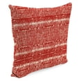 thumbnail image 6 of Jordan Manufacturing 20" x 20" Everest Caramel Red Ikat Square Outdoor Throw Pillow with Welt (2 Pack), 6 of 9